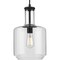 Progress Lighting Latrobe Collection Black One-Light Pendant P500230-031 - alternate 1